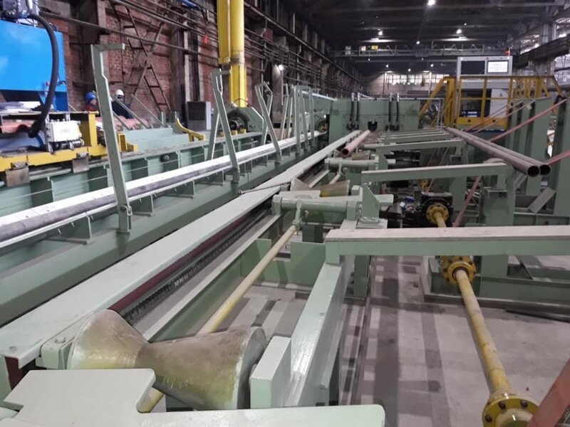 На Ревдинском заводе по обработке цветных металлов установлен новый волочильный стан