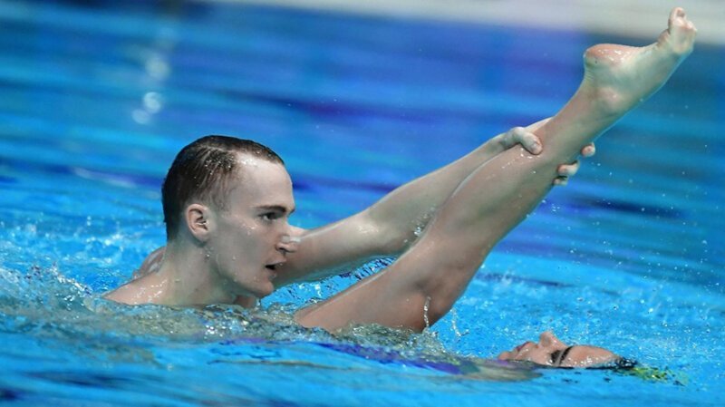 Гурбанбердиева и Мальцев завоевали золото на этапе Мировой серии по синхронному плаванию в миксте
