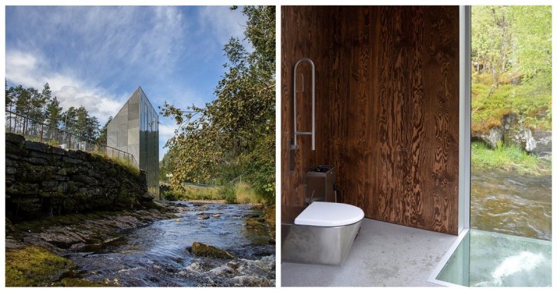 Общественный туалет в Норвегии, в котором действительно приятно находиться