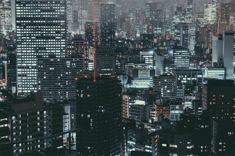 "Вид на ночной Токио"