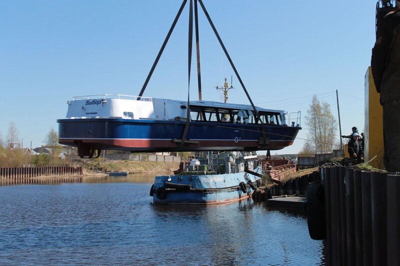 В Новой Ладоге построили прогулочное судно «Выборг»