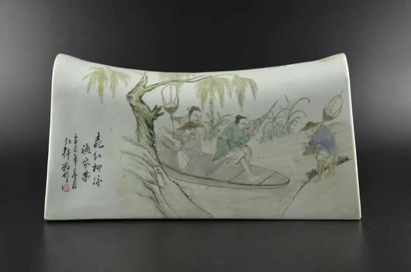 Каменные и фарфоровые подушки в Китае использовались разными  сословиями - от богачей до простых рыбаков