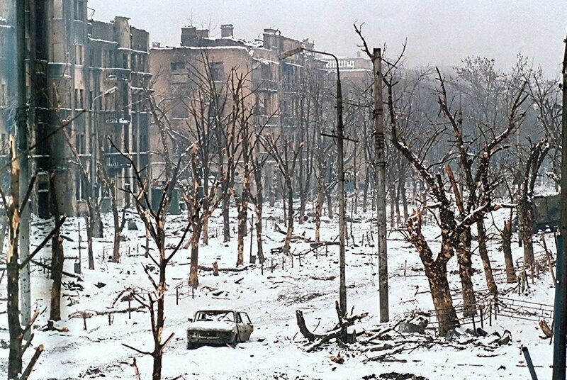 1. Центр Грозного. 27 января 1995 года