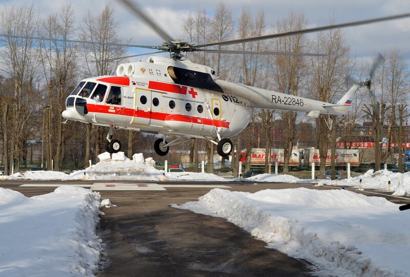 Новый вертолёт Ми-8 для санавиации поступил в Тверскую область
