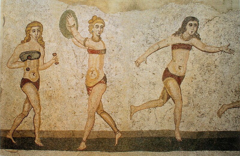 Мини-бикини придумали в Древнем Риме
