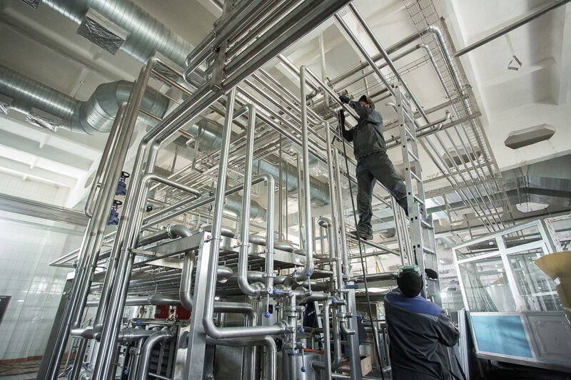 «Барнаульский молочный комбинат» завершил I этап реконструкции сыродельного завода