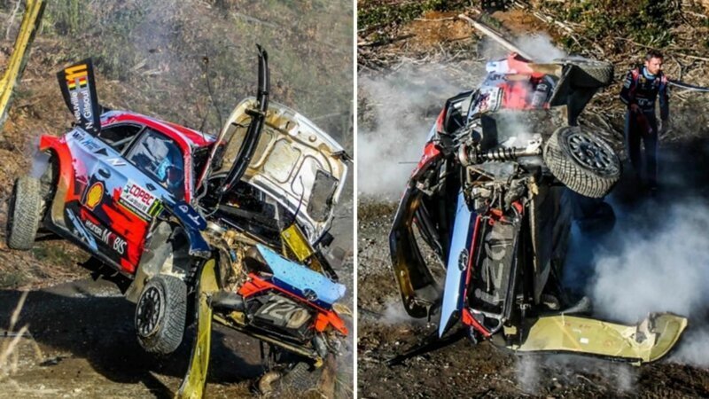 Бельгийский пилот попал в серьезную аварию на Чемпионате мира по ралли в Чили