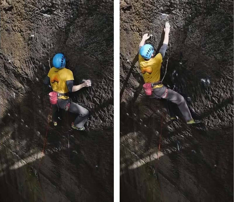 Альпинист чудом выжил после падения с 15 метровой высоты, пытаясь покорить один из самых сложных в Британии утёсов