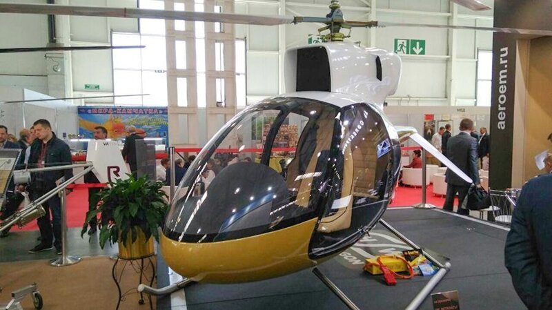 На Helirussia-2019 представили сверхлегкий вертолет R-34