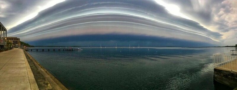 Жителей Висконсина напугали апокалиптические облака