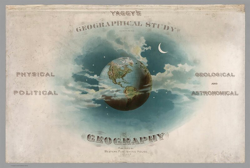 Географические карты и иллюстрации из атласа 19 века