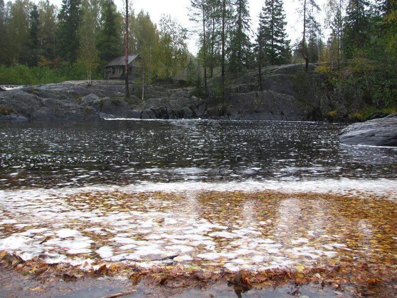 Карелия. Сортавала. Мраморный карьер Рускеала. Водопады, где снимали "А зори здесь тихие"