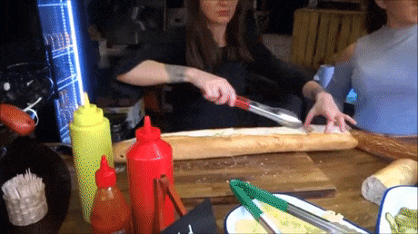 Хот-дог для очень голодных