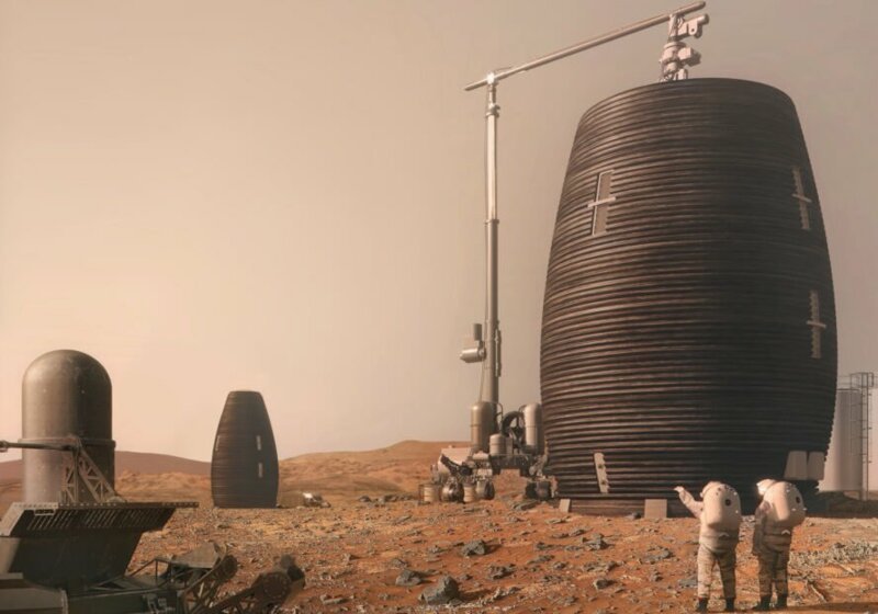 Стало известно, как будут выглядеть жилища на Марсе