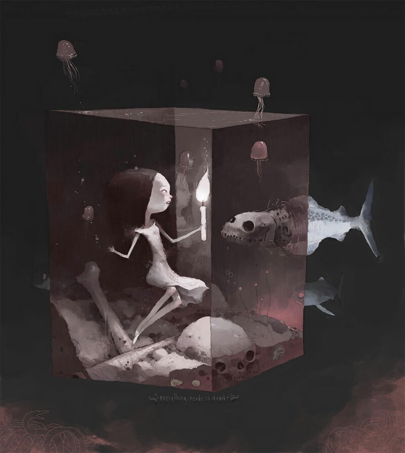 "На полях смерти и запустения": мрачные иллюстрации Тони Сандовала