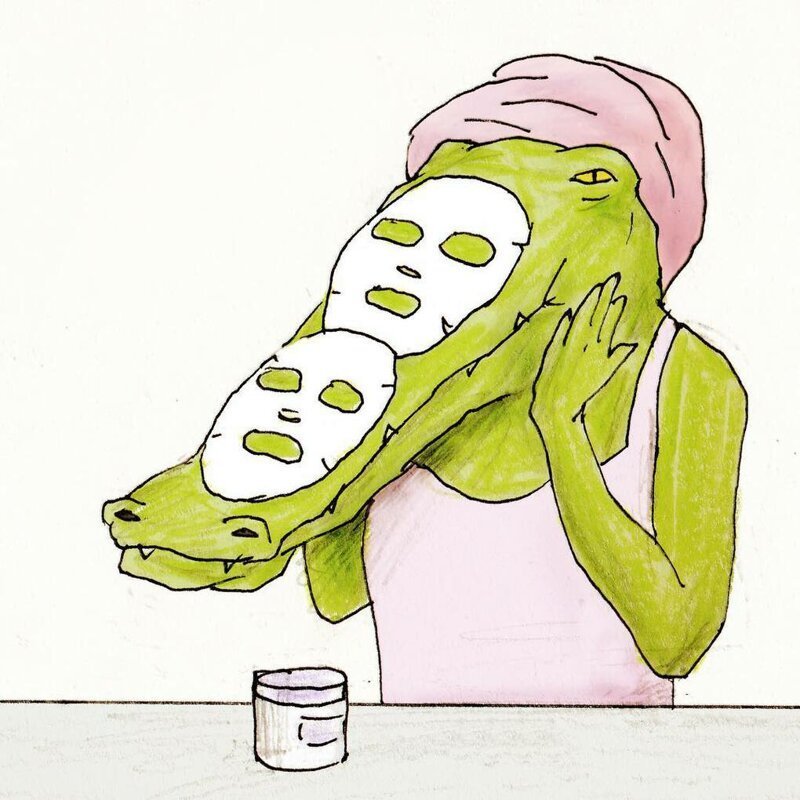 21. Крокодиловых масок для лица в продаже пока нет