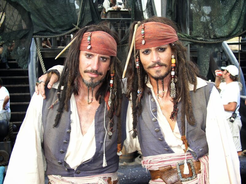 Джонни Депп и Тони Анджелотти («Пираты Карибского моря»)