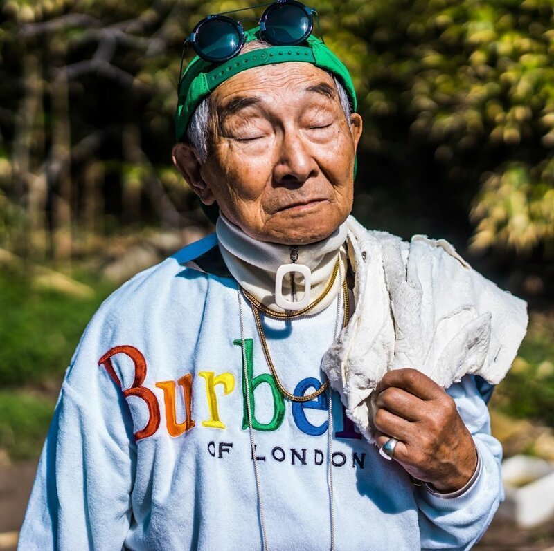 Теция — 84-летний японский дедушка, ставший моделью Instagram