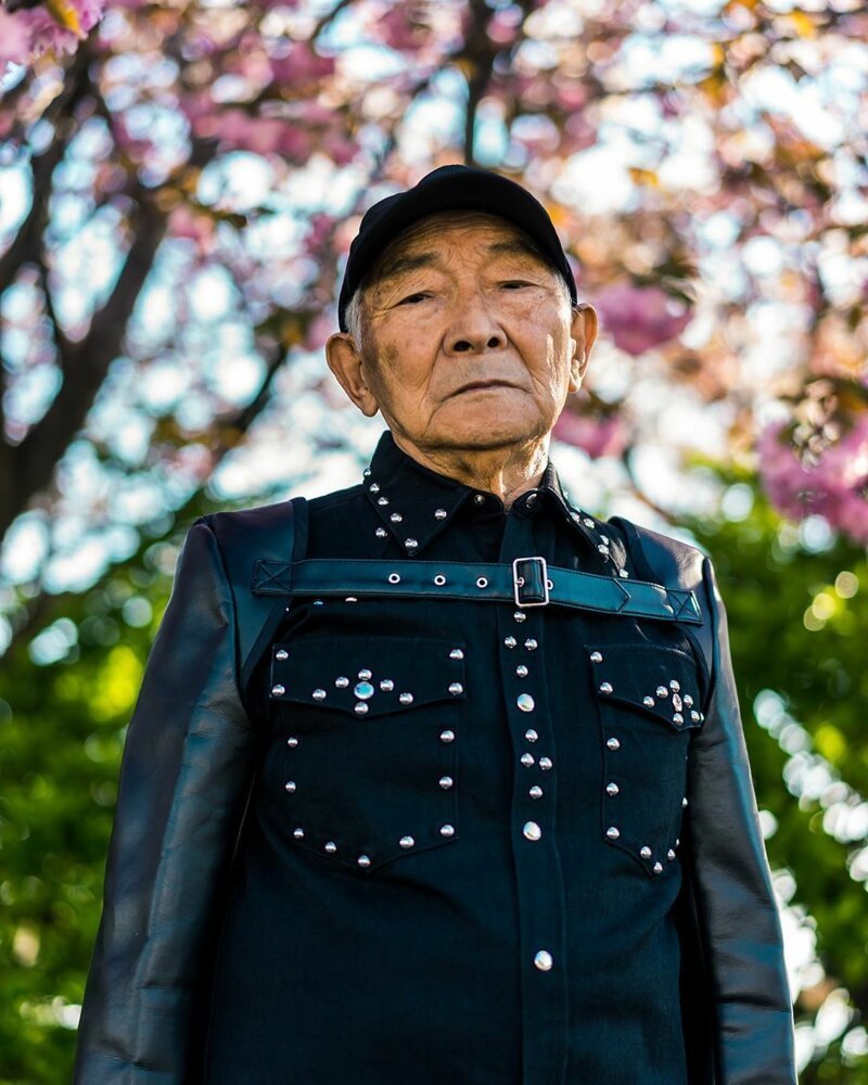 Теция — 84-летний японский дедушка, ставший моделью Instagram*