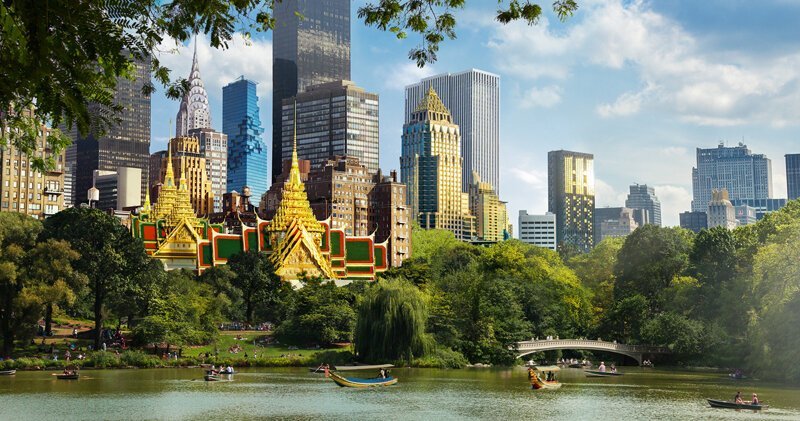 Банг-Йорк — Бангкок плюс Нью-Йорк.