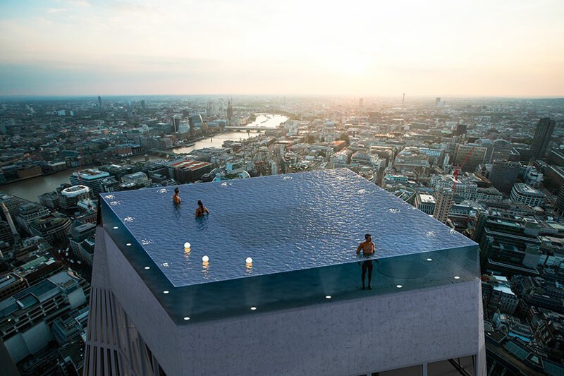 В Лондоне появится необыкновенный высотный бассейн