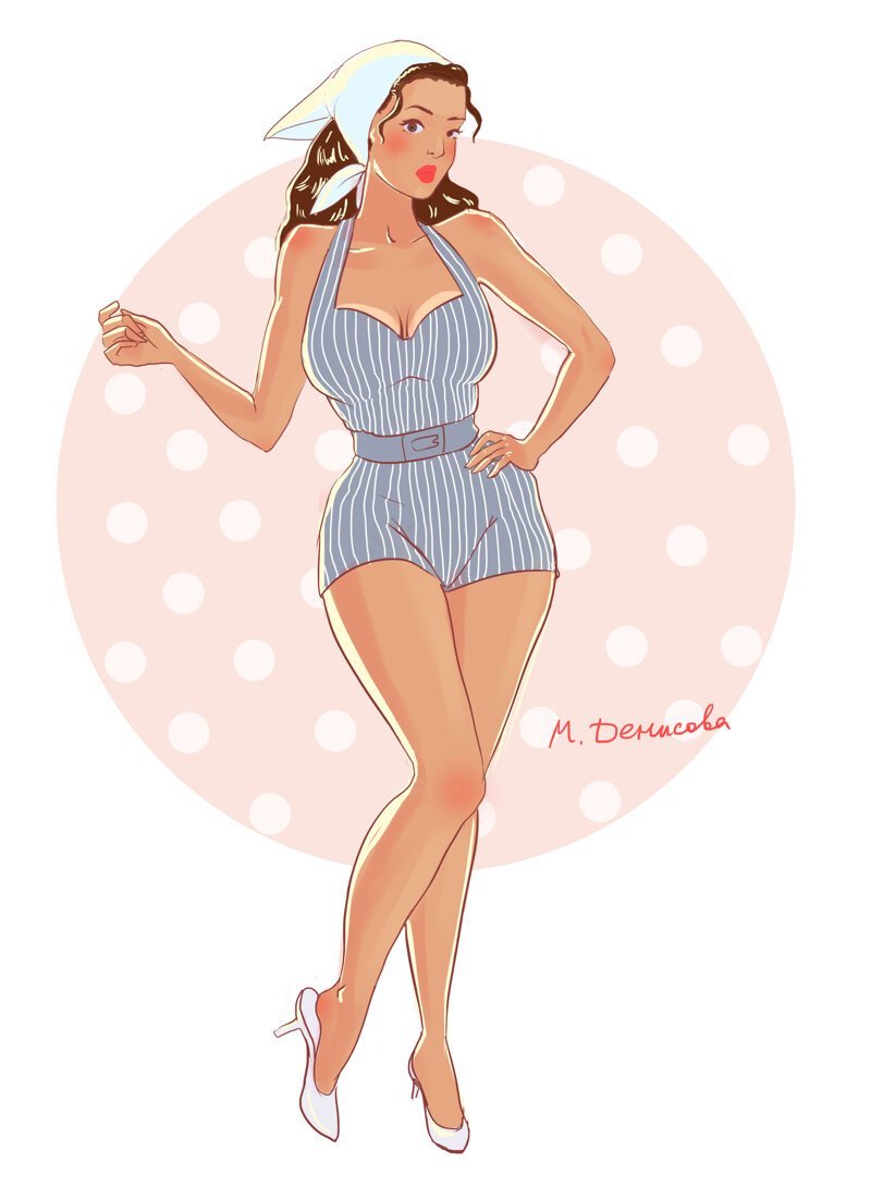 Pin up рисунки