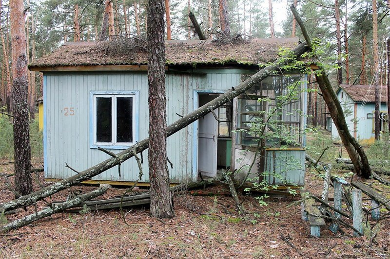 Чернобыльский лагерь призраков