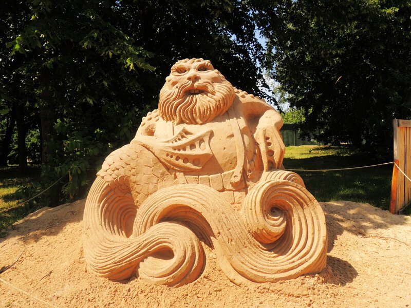 Выставка песчаных скульптур Эпоха мифов: Боги и Духи Беларуси