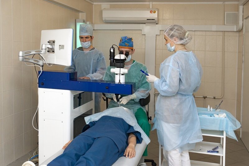 Офтальмологическая станция «Росэлектроники» впервые участвовала в выездных операциях