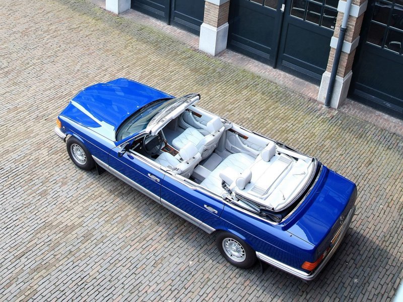 Mercedes-Benz 380 SEL Caruna 1984 — огромный кабриолет голландской принцессы