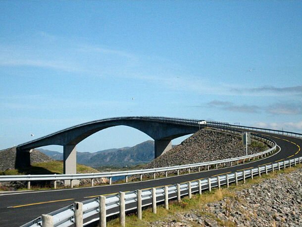 4. Атлантическая дорога - Норвегия