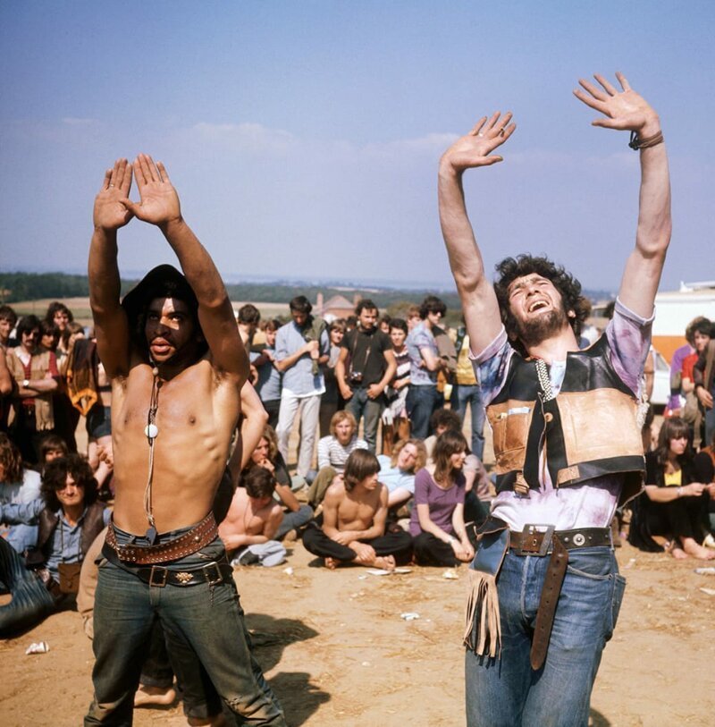 Фестиваль Isle of Wight, 1969 год. Фото: Keystone / Getty Images.