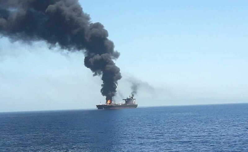 Атака танкера в Оманском заливе