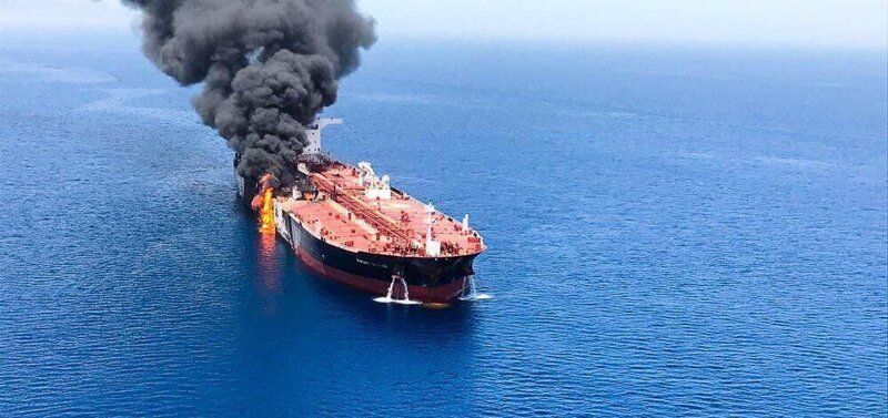 Атака танкера в Оманском заливе