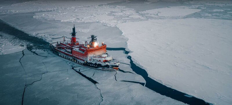 Уникальные кадры «Повелителя Арктики»