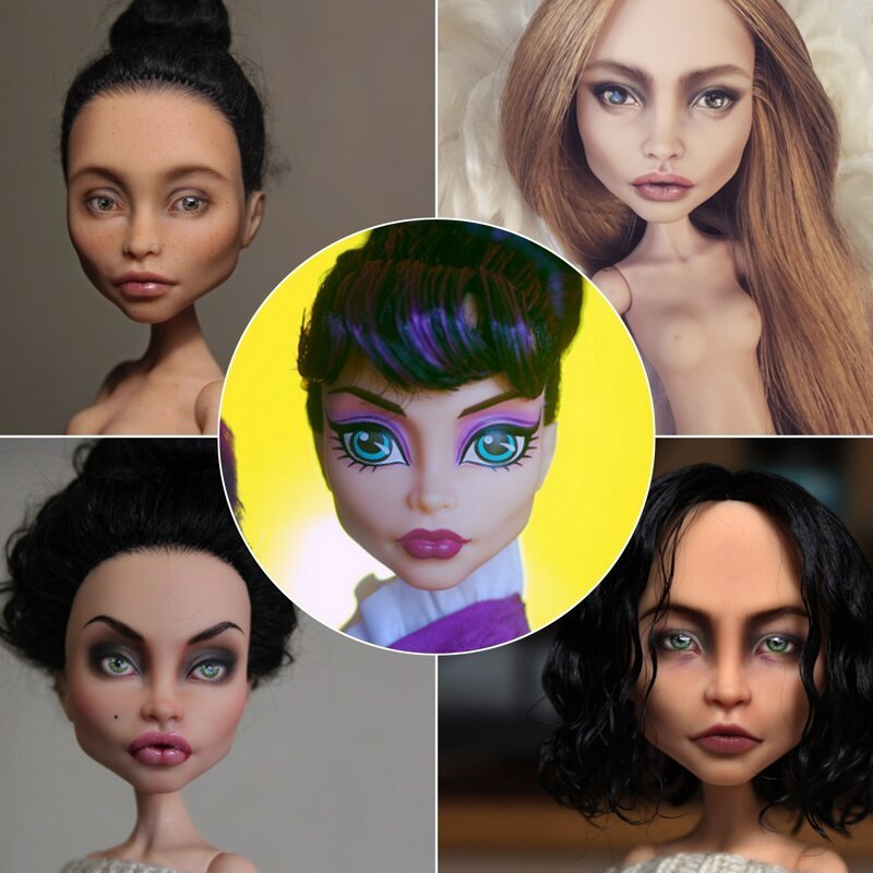 Страшно красиво: как стандартные куклы превращаются в пугающе реалистичных ангелочков и монстров