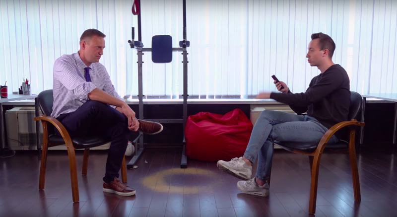 Сколько раз можно соврать за одно интервью? Спросите Алексея Навального