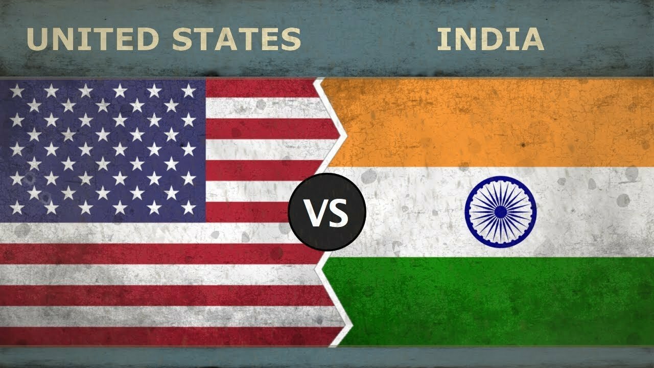 Индия сша 2 2. Индия против США. Флаг Индии и США. Индия vs Америка. Индия Россия США.