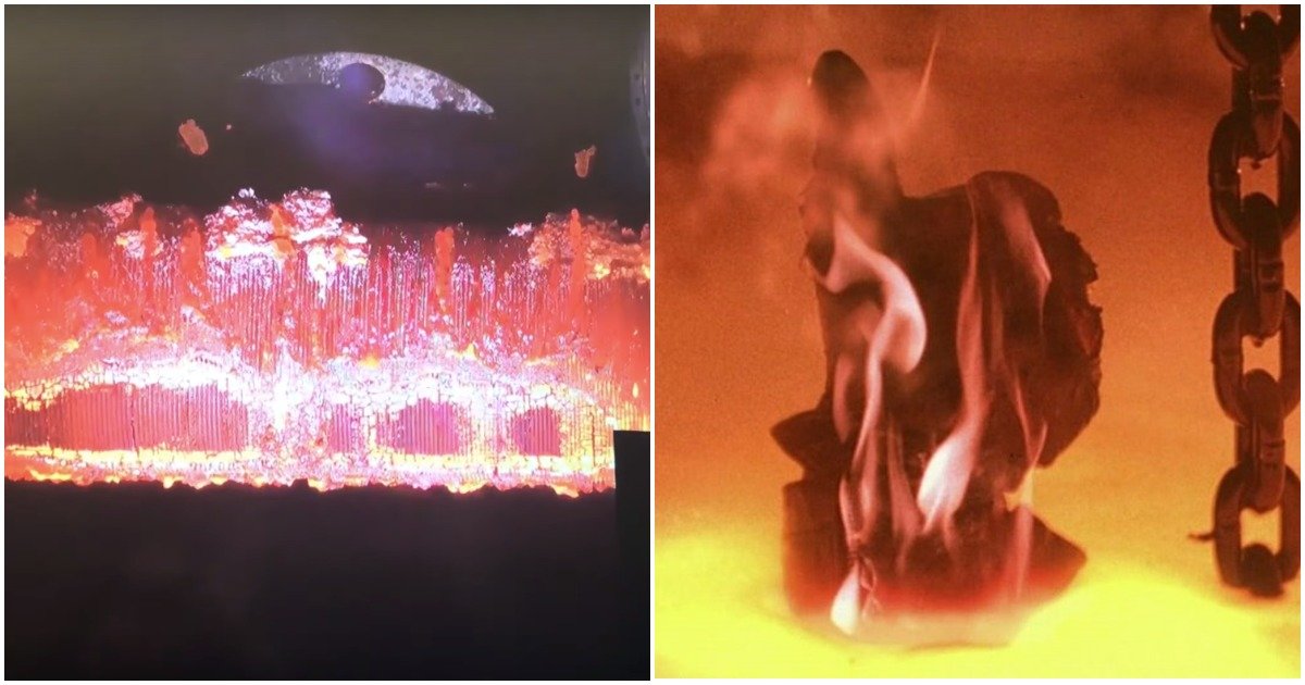 Плавление металла. Плавление воздуха. Таяние воды. Горение магния в кислороде. Подземный ангел.