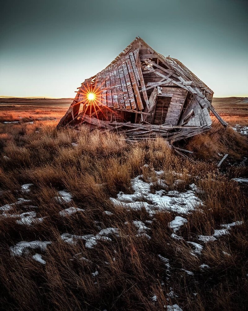 Покинутый Саскачеван: атмосферные фотографии Лорелл Джун