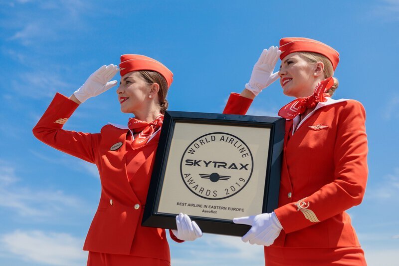 Аэрофлот в восьмой раз «Лучшая авиакомпания Восточной Европы» на Skytrax World Airline Awards 2019