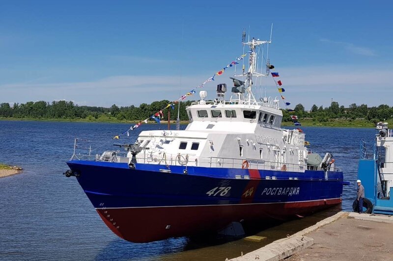 В Рыбинске спустили на воду первый «Грачонок» для Росгвардии
