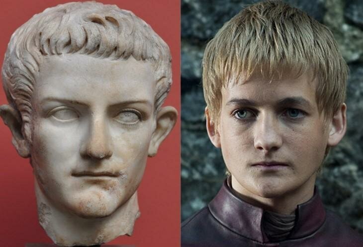 Интернет отмечает невероятное сходство Калигулы с Джоффри из «Игры Престолов» как внешне, так и внутренне