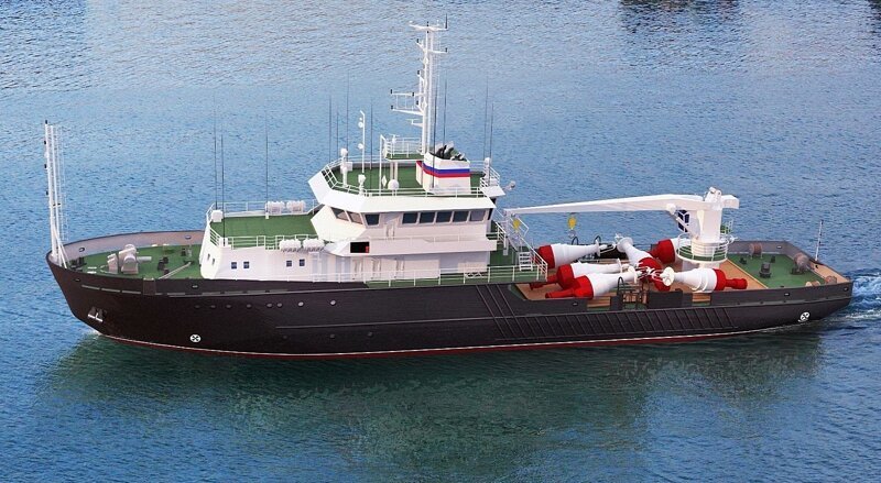 В Рыбинске спустили на воду гидрографическое судно «Николай Скосырев» для ВМФ России