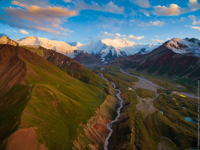 Природа Киргизии с высоты