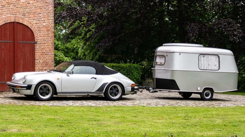 Porsche 911 Speedster 1989 — Отличный тягач для винтажного кемпера