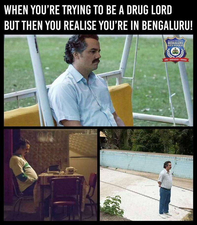 Когда ты пытаешься быть наркобароном, а потом осознаёшь, что ты в Бангалоре