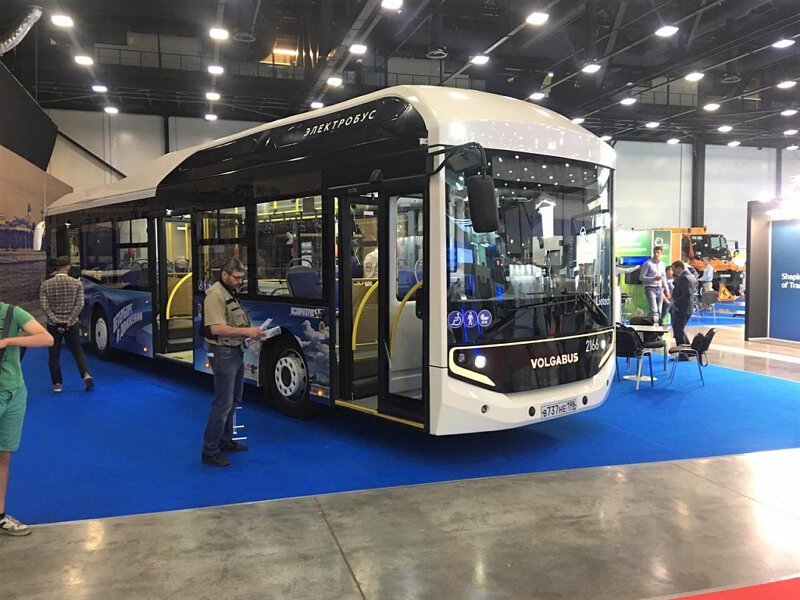 «Волгабас» представил электробус «Сити Ритм-12Е» созданный в партнерстве с «Лиотех»