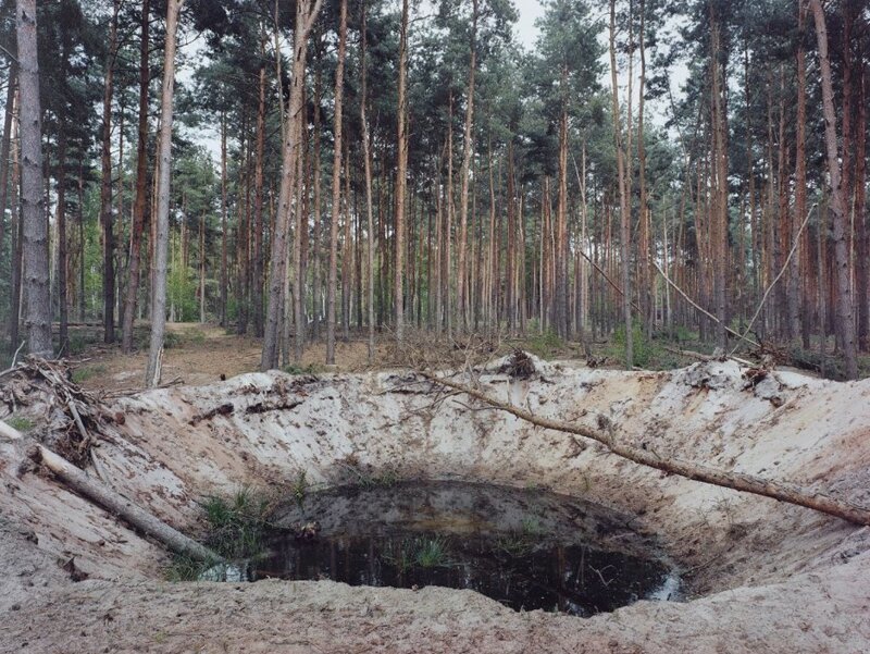 Германия, кратеры от бомб, Вторая мировая