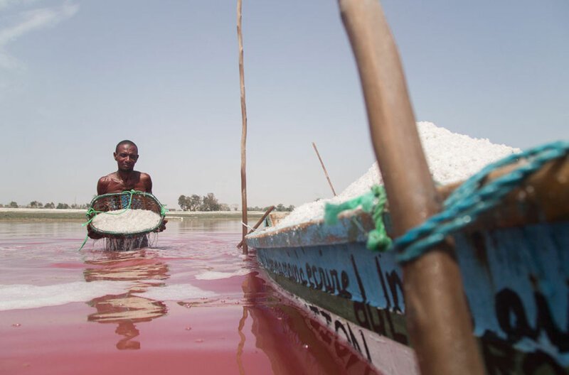 Соледобыча в Сенегале 